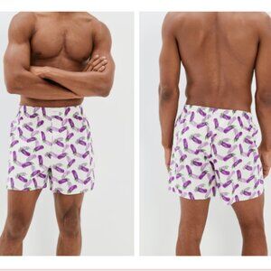New MEN’S AMERICAN EAGLE EGGPLANT PURPLE BRIEFS 35